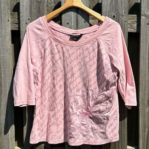 WOMEN'S VENEZIA FLORAL SHORT SLEEVE TOP-SIZE: 18/20 🌸